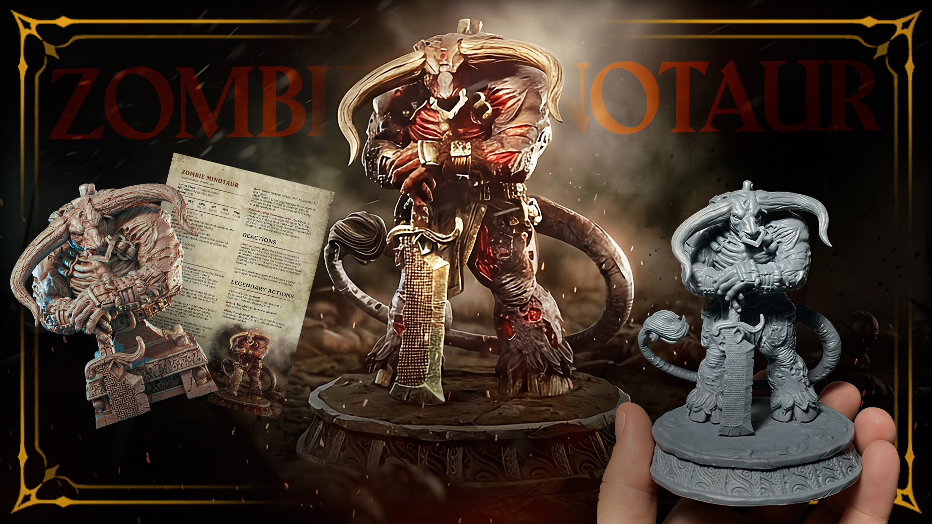 January Release - Zombie Minotaur. February Release Preview