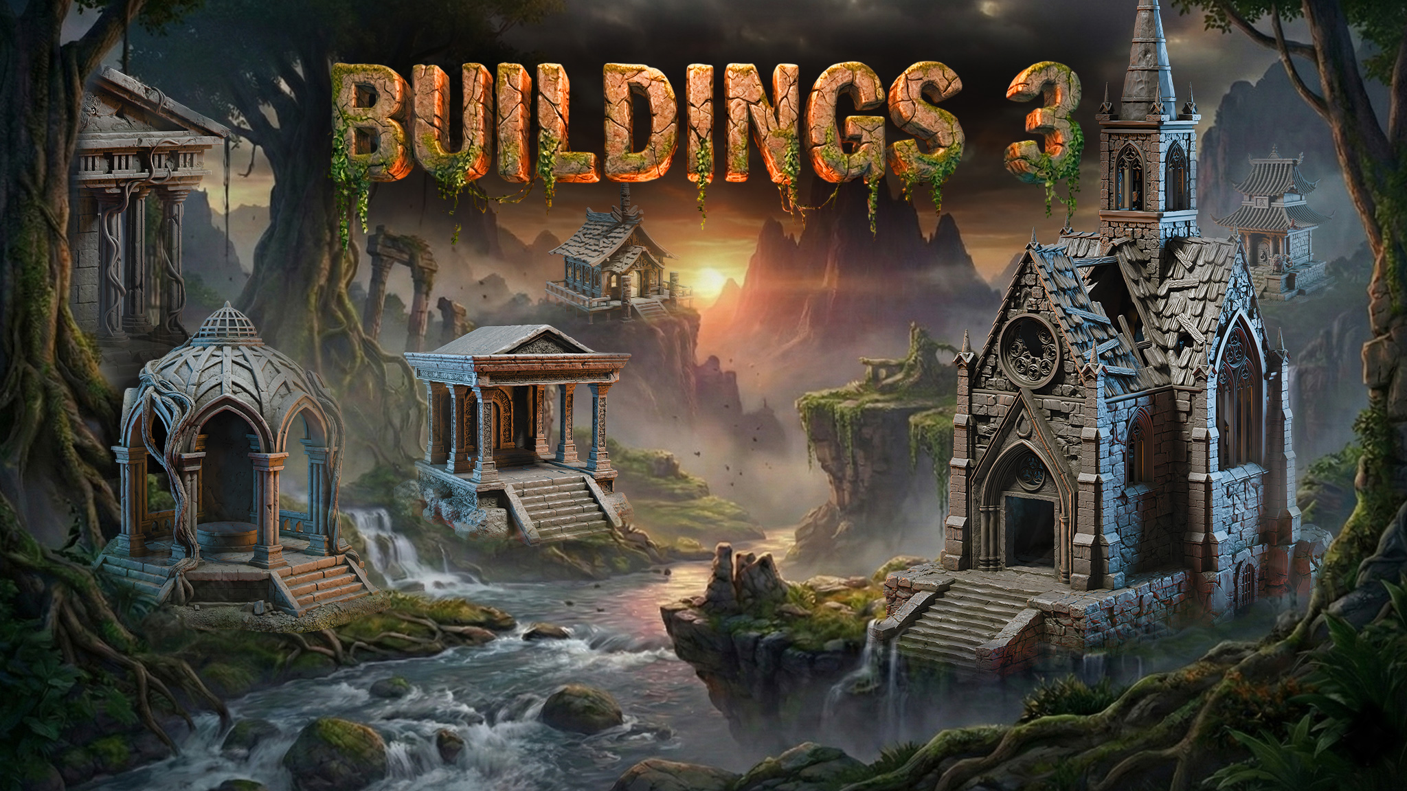 FANTASY BUILDINGS 3 Campaign - MyMiniFactory