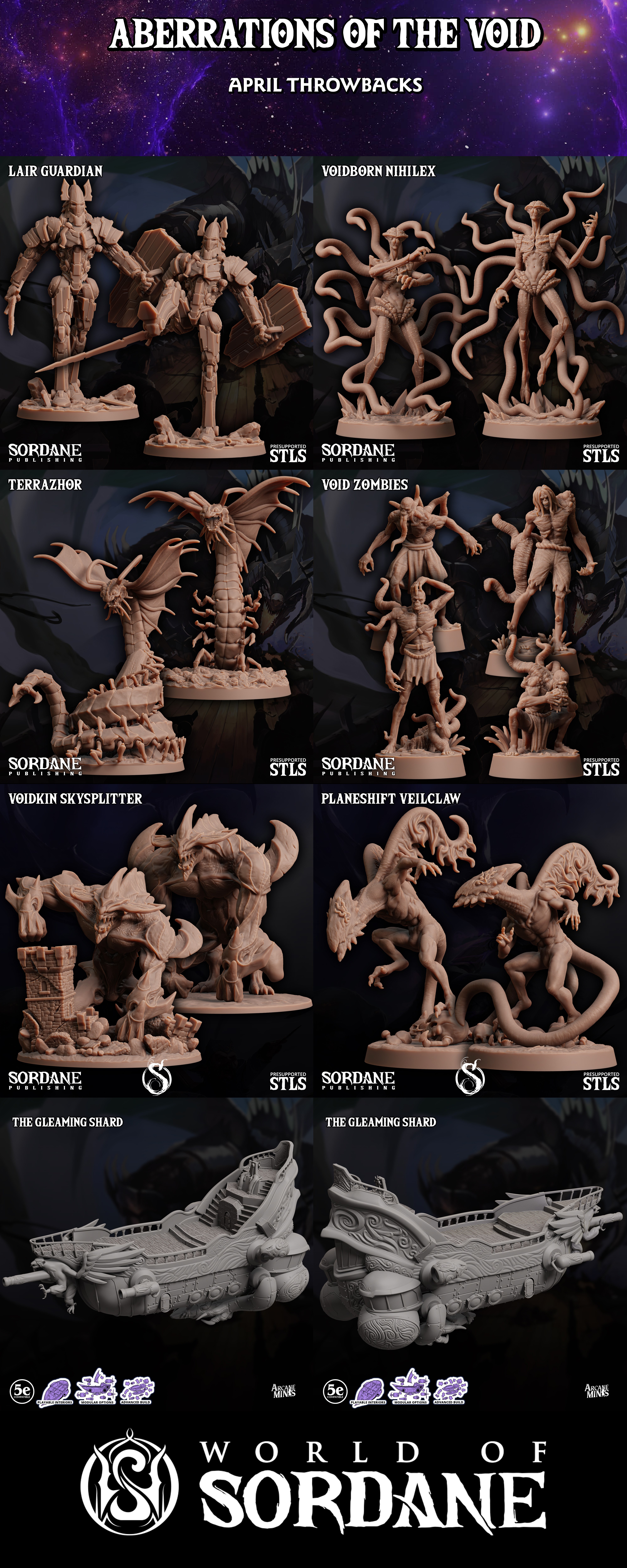World of Sordane - Aberrations of the Void | MyMiniFactory Tribes