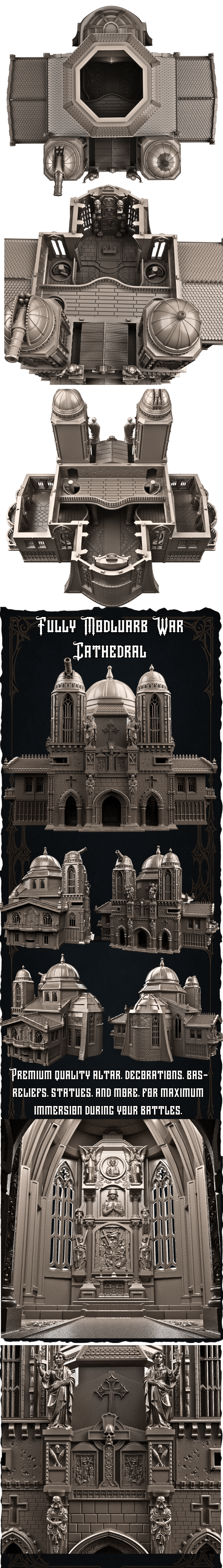 The Sanctum Frontline: WWI Grimdark Modular Terrain Campaign