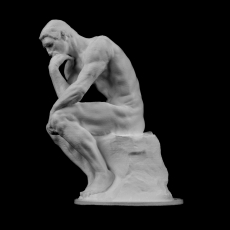 The Thinker at the Musée Rodin, France 3D model