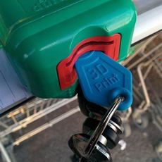 Shopping Cart Token 3D model