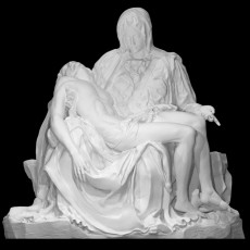 Pieta in St. Peter's Basilica, Vatican 3D model
