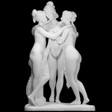 The Three Graces at the Hermitage Museum, Russia 3D model by Scan The World