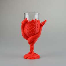 Dragon Wine Glass - House of Targaryen 3D model by Cemal Cetinkaya