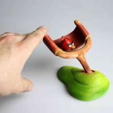 Slingshot - Angry Birds 3D model by Lloyd Bolts