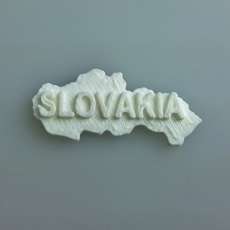 Map of Slovakia 3D model