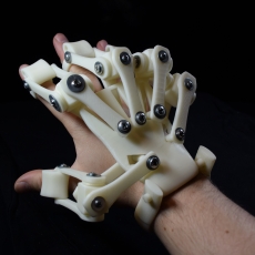 3D Printed Exoskeleton Hands 3D model
