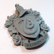 Syltherin Coat of Arms Wall/Desk Display - Harry Potter 3D model by Andrew Forster
