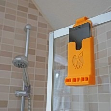 Shower Music Mate (Phoneholder) 3D model