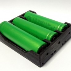 18650 battery holder (3x) 3D model by Frederico David Sena
