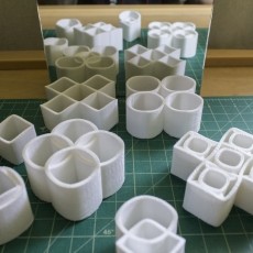 Ambiguous Cylinder Illusion 3D model by MakeAnything