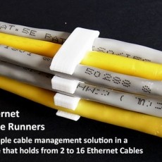 Ethernet Cable Runners 3D model by Muzz64