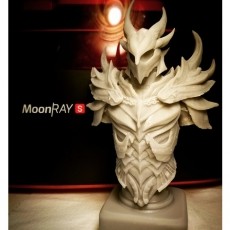 Elder Scrolls Skyrim Daedric Armor Bust 3D model