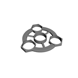 Simple Yet Cool Hexagon Fidget Spinner V2