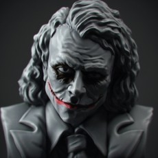 The Joker - Heath Ledger - Bust 3D model by Printed Obsession