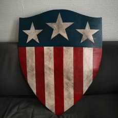 Captain America Shield WW2 3D model