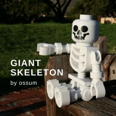 Classic Skeleton Minifig 3D model