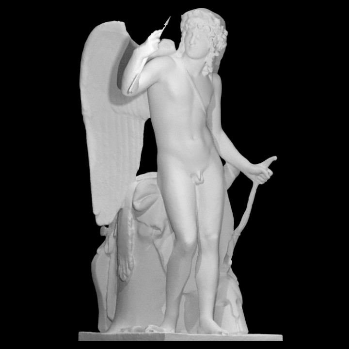 3D Printable Cupid triumphant by Marchal Geoffrey