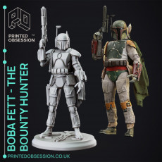 Star Wars - Boba Fett The Bounty Hunter - 75 mm scale model 3D model