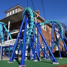 Invertigo Scaled Model Roller Coaster 3D model