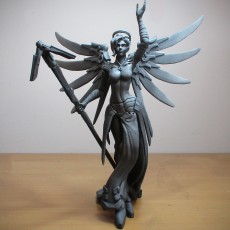 Overwatch - Mercy Full Figure - 30 cm tall 3D model by Printed Obsession