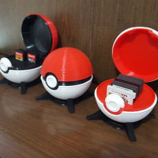 Switch & 3Ds/Ds Cartridge Case - Pokeball 3D model