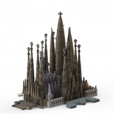 Sagrada Familia, Complete - Barcelona 3D model by MiniWorld3D