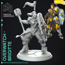 Overwatch - Brigitte - 30 cm Model. 3D model by Printed Obsession