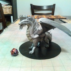Silver Dragon 3D model