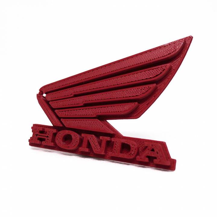 3D Printable Honda Logo Keychain by Perry Koradiya