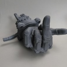 Severed Deadpool hand F***you 3D model