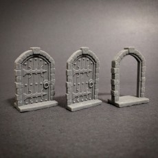 Dungeon Doors 3D model