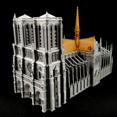 Notre-Dame de Paris Cathedral 3D model by MiniWorld3D
