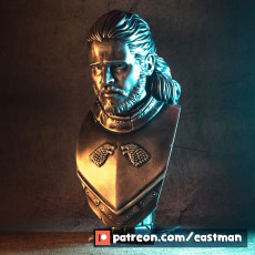 Jon Snow bust 3D model by eastman