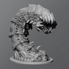 Purple Worm 3D model by schlossbauer