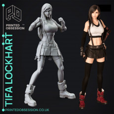 Tifa Lockhart - Combat Stance - Final Fantasy 7 Remake - 32cm model* 3D model by Printed Obsession