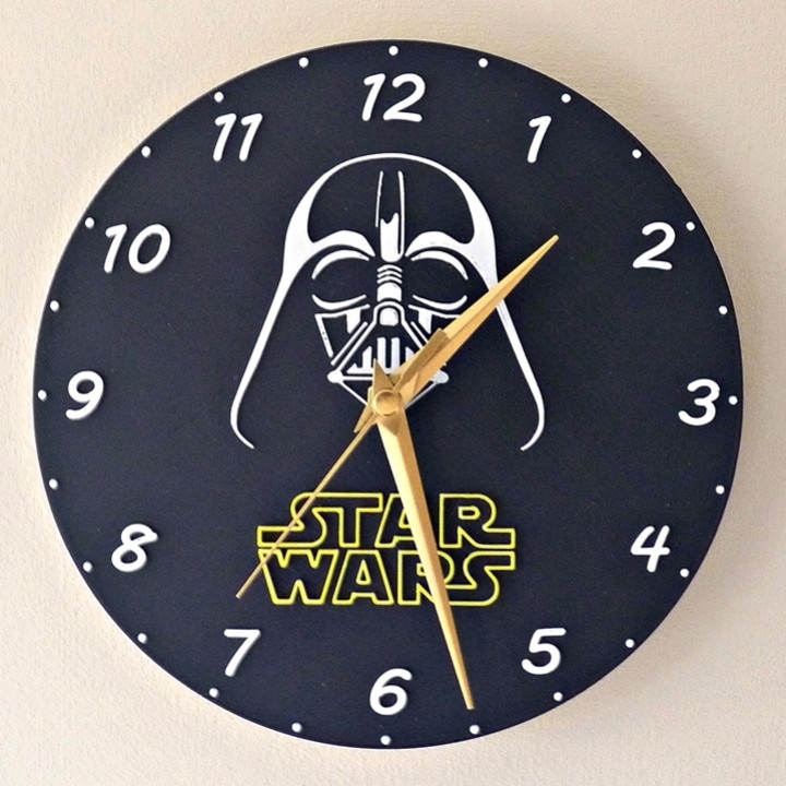 3D Printable Star Wars kids clock by Stanley Boris