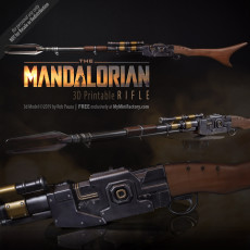 Mandalorian Rifle 3D model