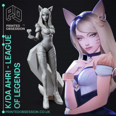 Ahri KDA - League of Legends - 25cm tall model 3D model by Printed Obsession