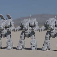 ARC-1A Archer for Battletech 3D model by Matt Mason