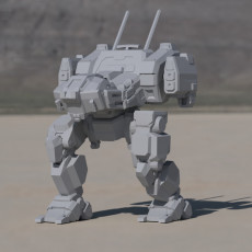 JR6-F Jenner for Battletech 3D model by Matt Mason