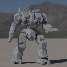 WHM-6R Warhammer for Battletech 3D model by Matt Mason