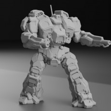 WHM-IIC Warhammer for Battletech 3D model by Matt Mason