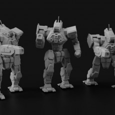 WFL-1-P Wolfhound for Battletech 3D model by Matt Mason