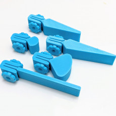Mini Sanding Tools 3D model by Clockspring
