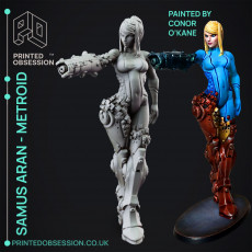Samus Aran - Metroid - 25cm model 3D model by Printed Obsession