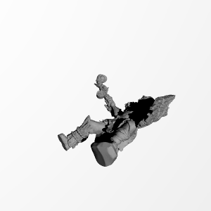 Male Druid RPG Character - 32mm scale miniature