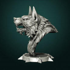 Werewolf bust pre-supported FREE 3D model