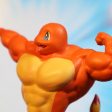 Ultra swole Charmander 3D model